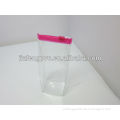 Clear PVC Simple Wash Bag with Zip Lock Closure
